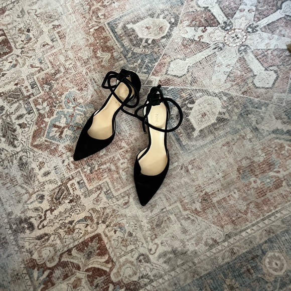 Nine West Suede Heel with Ankle Strap - Picture 2 of 3